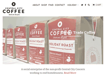 Tablet Screenshot of centralcitycoffee.org